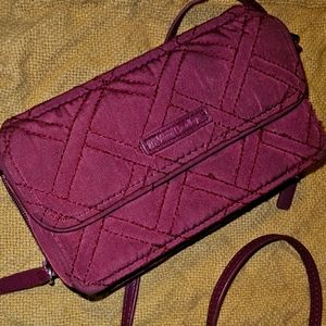 Vera Bradley crossbody wallet/phone carrier.